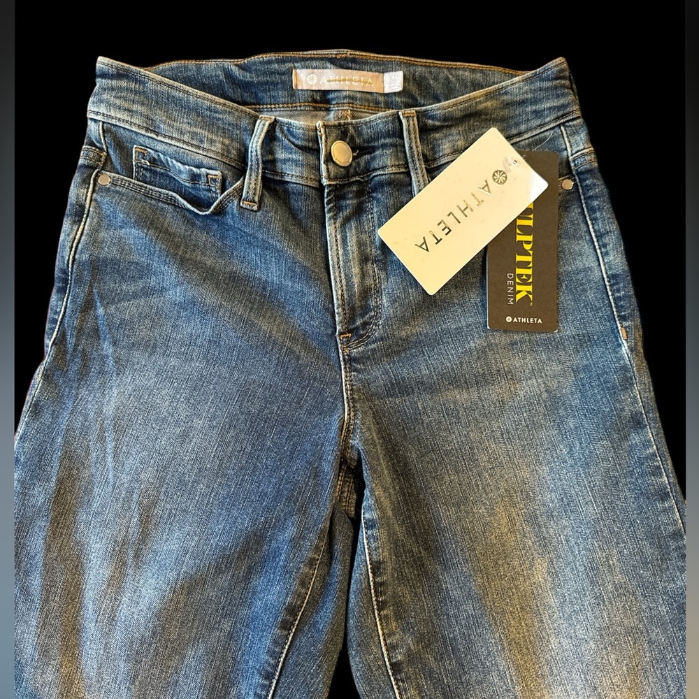 Athleta sculptek denim jeans, size 4T.